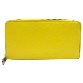 Louis Vuitton Damier Facette Zippy Long Wallet Gelb