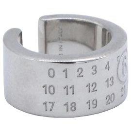 Maison Martin Margiela Numeric Ear Cuff Silver Silvery Metallic