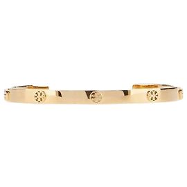 Tory Burch Thin Miller Stud Cuff Thin Golden Metallic
