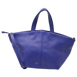 Bolsa Tote Tulipano Mansur Gavriel em couro de bezerro azul Azul