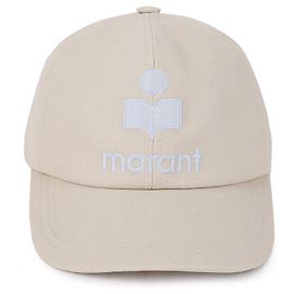 Boné com Logotipo Isabel Marant Bege Marrom