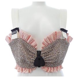 Top Louis Vuitton Marrom Prata Rosa