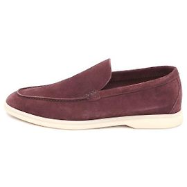 Loro Piana Suede Summer Walk Loafer Rot