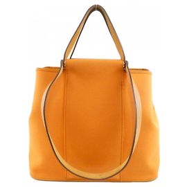 Hermès Bolsa Cabas PM Hermes Laranja