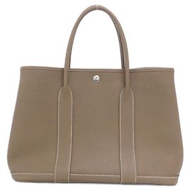 Hermès Bolso Hermes Garden Party 36cm Gris pardo