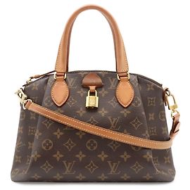 Bolso Louis Vuitton Monogram Rivoli PM Castaño Monograma