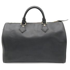 Sac à main Louis Vuitton Epi Speedy 35 Noir