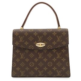 Bolso Louis Vuitton Monogram Malesherbes Castaño