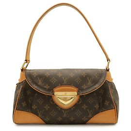 Borsa a Spalla Louis Vuitton Monogram Beverly MM Marrone