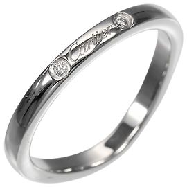 Cartier Ballerine Platinum with diamond Silvery