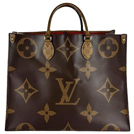 Bolsa Louis Vuitton Monogram Reverse OnTheGo GM Marrom Monograma