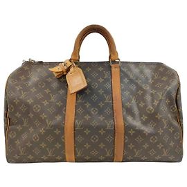 Louis Vuitton Keepall Monogram Canvas 50 Marrom