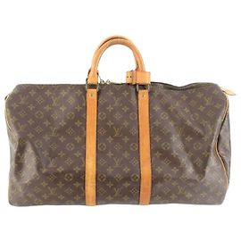 Louis Vuitton Keepall Monogram Canvas 55 Marrom