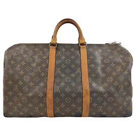 Louis Vuitton Keepall Monogram Canvas 55 Marrom