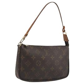 Louis Vuitton Pochette Accessoires Monogram Large Marron