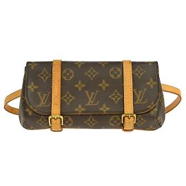 Louis Vuitton Marelle Waist Monogram Canvas Marron