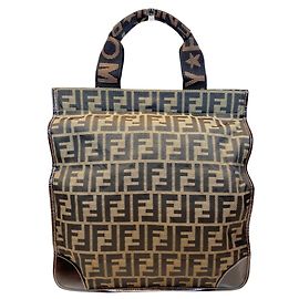 Sac cabas Fendi Zucca Pattern Marron