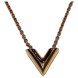 Collana Essential V Louis Vuitton D'oro