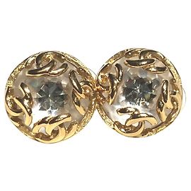 Boucles d'oreilles à clip plaquées or Chanel Autre