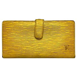 Cartera larga Continental Viennois Louis Vuitton Amarillo