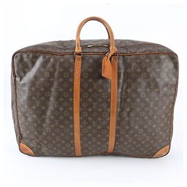 Sac Boston en cuir Louis Vuitton Monogram Sirius 70 M41400 Marron