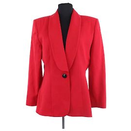 Blazer rojo de lana Givenchy Roja