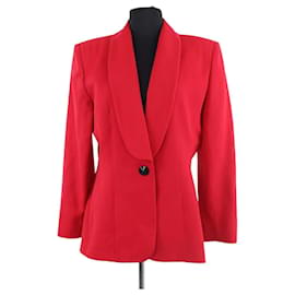 Givenchy Red Wool Blazer Red