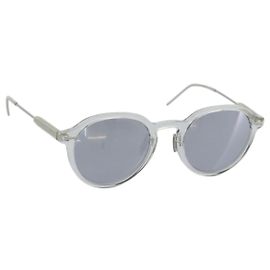 Christian Dior Sunglasses Plastic Clear Silver Auth BA14260 Silvery Other