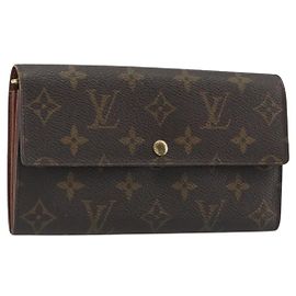 LOUIS VUITTON Monogram Portefeuille Sarah Long Wallet M61734 LV Auth bs36650 Monogram