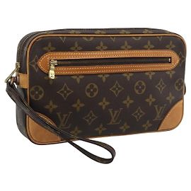 LOUIS VUITTON Monogram Marly Dragonne GM Clutch Bag M51825 LV Auth 195208A Monograma