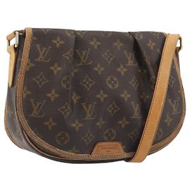 LOUIS VUITTON Bolsa de Ombro Monogram Menilmontant PM M40474 LV Auth BA14109 Monograma