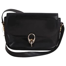 Borsa a tracolla Céline in pelle nera Nero