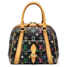 Borsa Louis Vuitton Monogram Multicolore Priscilla nera Nero