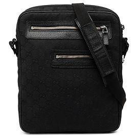 Bolsa transversal Gucci GG Canvas preta Preto