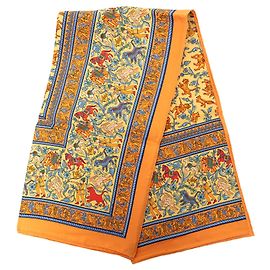 Hermès Chasse En Inde Seidentuch 90 Orange Orange