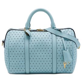 Sac à main Sofia Coppola en cuir de veau perforé bleu Louis Vuitton SC PM Bleu