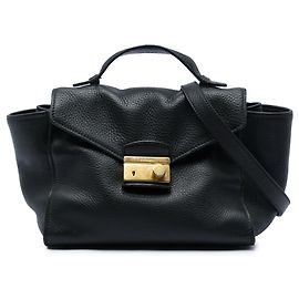 Bolso Black Prada Vitello Daino Soundlock Negro