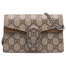 Bolsa transversal Gucci Mini GG Supreme Dionysus bege Bege
