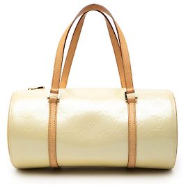 Bolso de hombro Louis Vuitton Monogram Vernis Bedford blanco Blanco