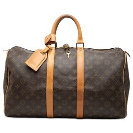 Borsa da viaggio Louis Vuitton Monogram Keepall 45 marrone Marrone