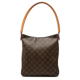 Bolsa de ombro Louis Vuitton Monogram Looping GM marrom Marrom
