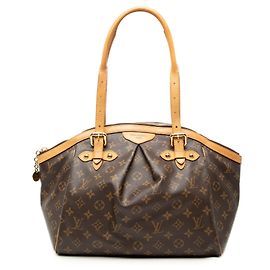 Bolsa de ombro Louis Vuitton Monogram Tivoli GM marrom Marrom