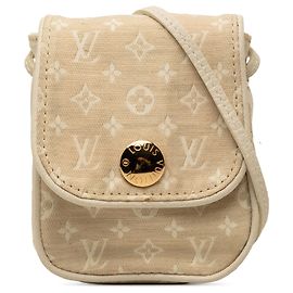 Louis Vuitton Monogram Mini Lin Pochette Cancun Umhängetasche beige Beige