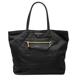 Tote Tessuto nero Prada Nero
