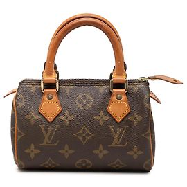 Bolsa Louis Vuitton Monogram Mini Speedy HL marrom Marrom