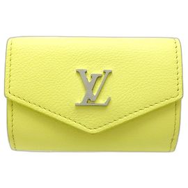 Cartera Louis Vuitton Taurillon Lockmini amarilla Amarillo