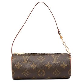 Bolsa Louis Vuitton Monogram Papillon Pochette marrom Marrom