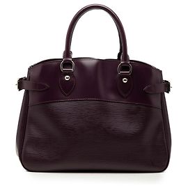 Bolsa Louis Vuitton Epi Passy PM Roxa Roxo