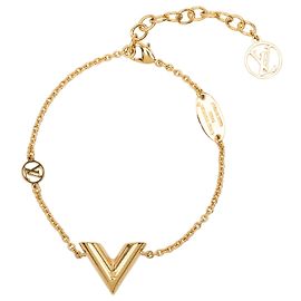 Bracciale Essential V placcato oro Louis Vuitton D'oro