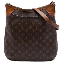 Bolso bandolera Louis Vuitton Monogram Odeon MM marrón Castaño